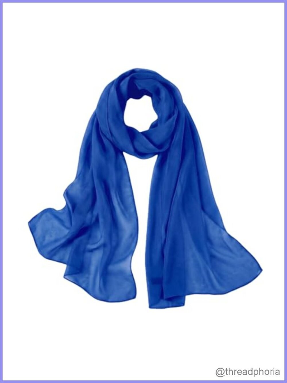 Womens Long Chiffon Scarf Soft Wrap for Wedding Evening Party